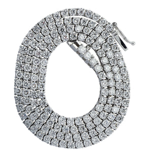 Tennis Necklace 18K Gold