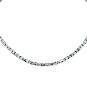Tennis Necklace 18K Gold