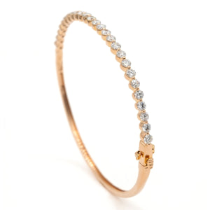 Half Diamond Bangle