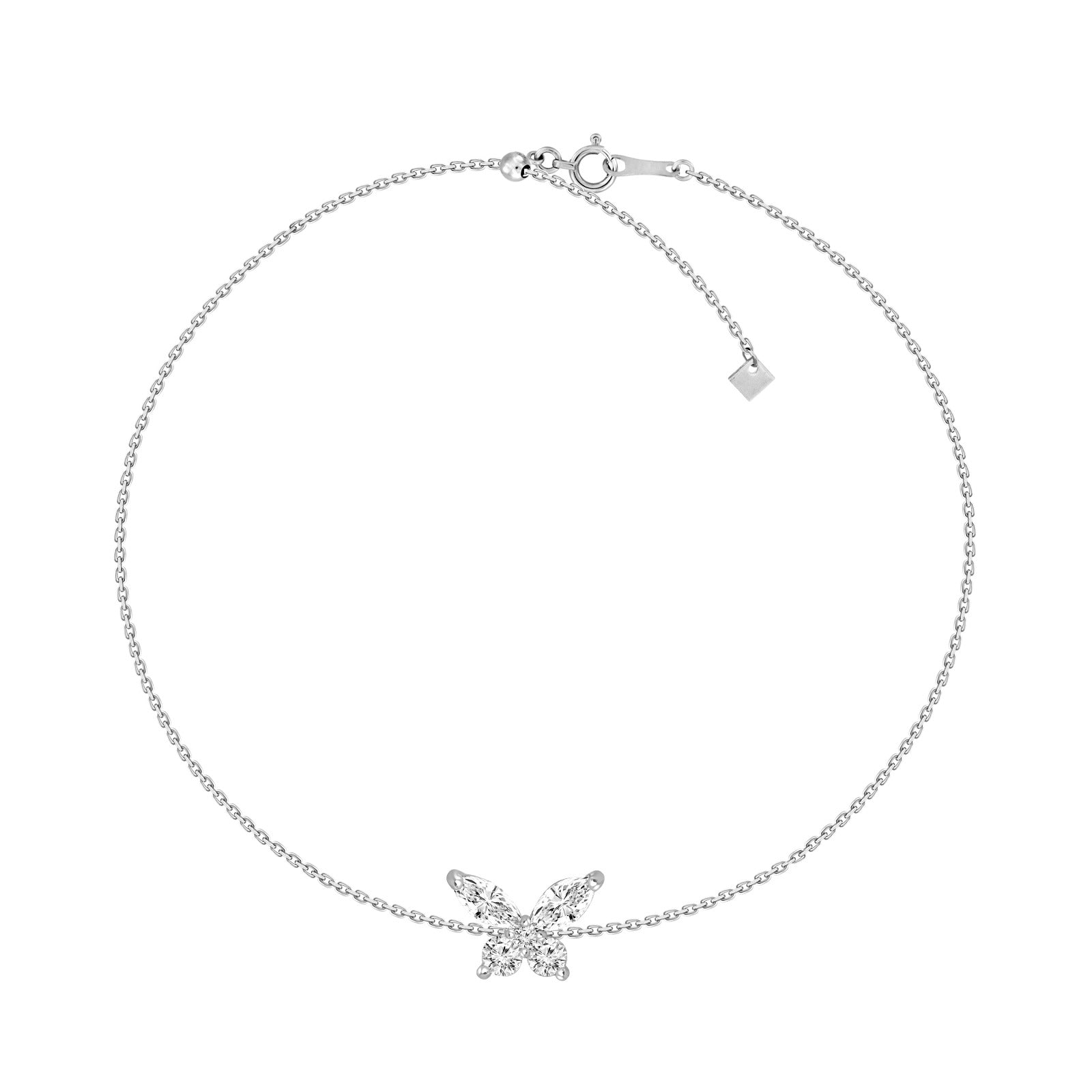 Diamond Butterfly Bracelet