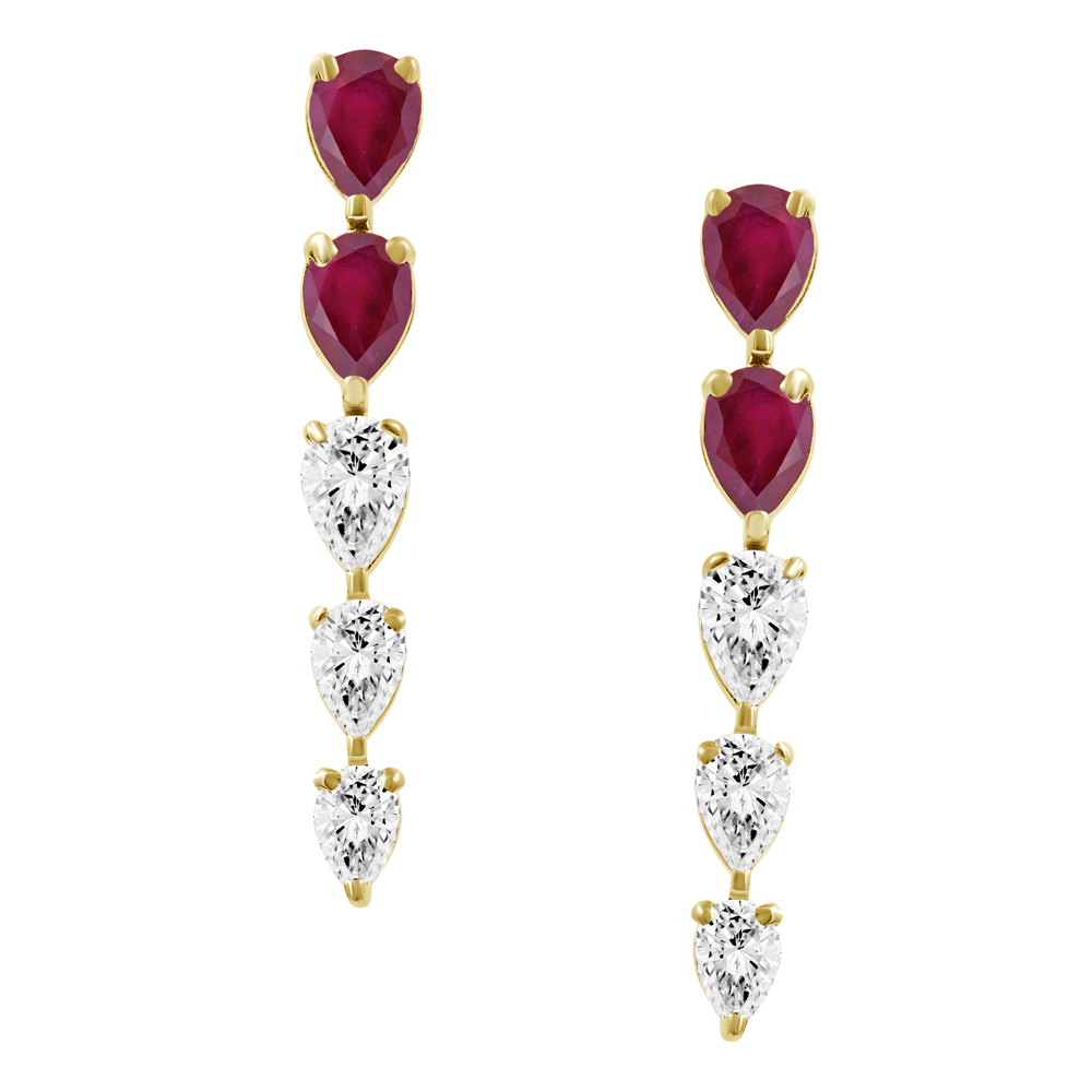 Diamond Cascade Earrings