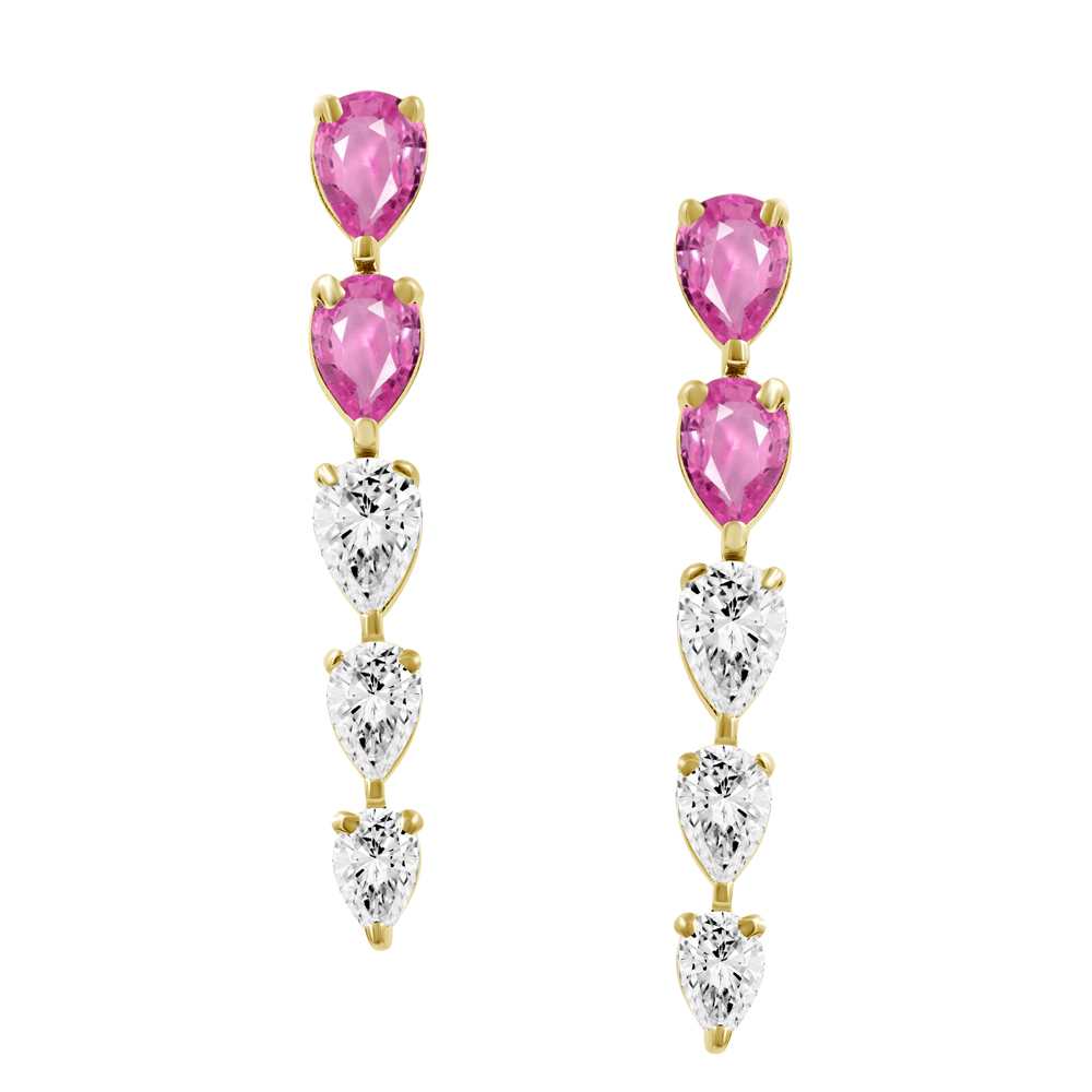 Diamond Cascade Earrings