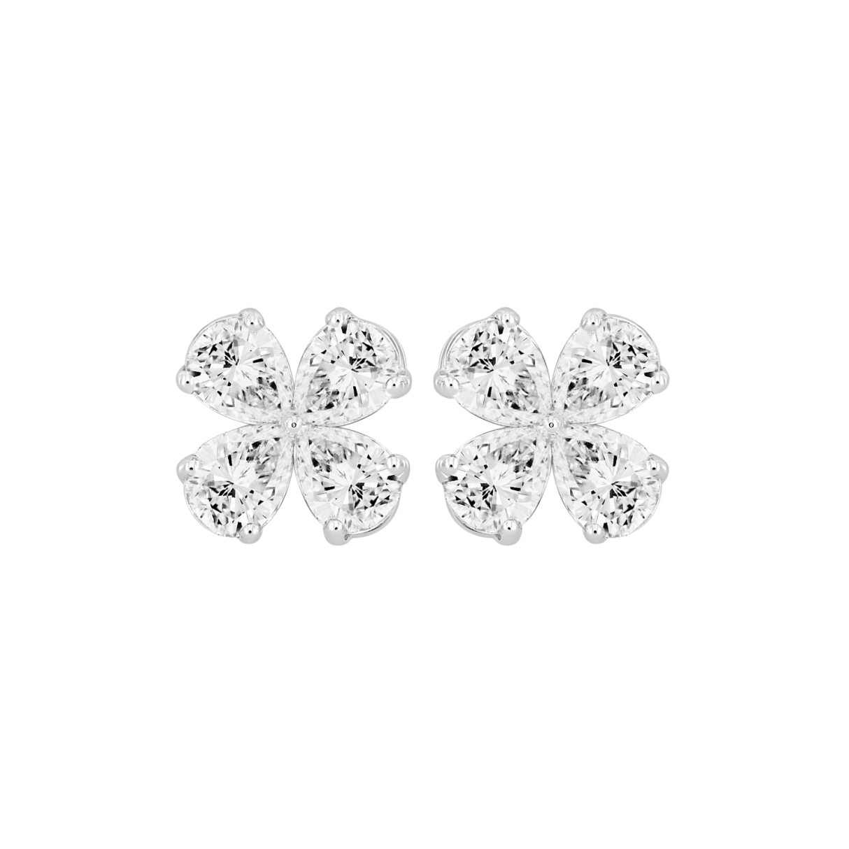 Flora Diamond Studs