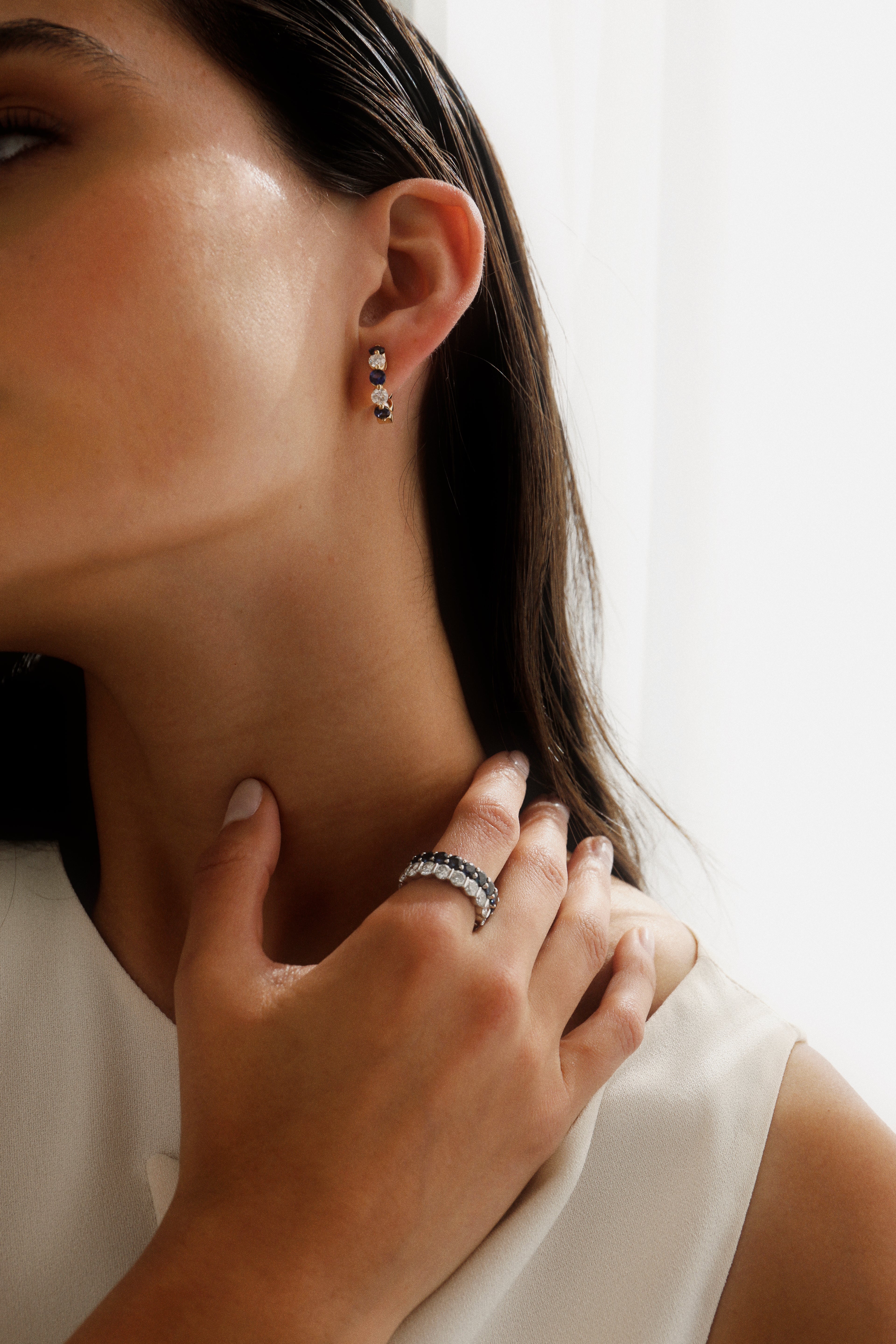 Infinity Sapphire Ring