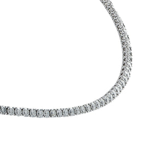Tennis Necklace 18K Gold