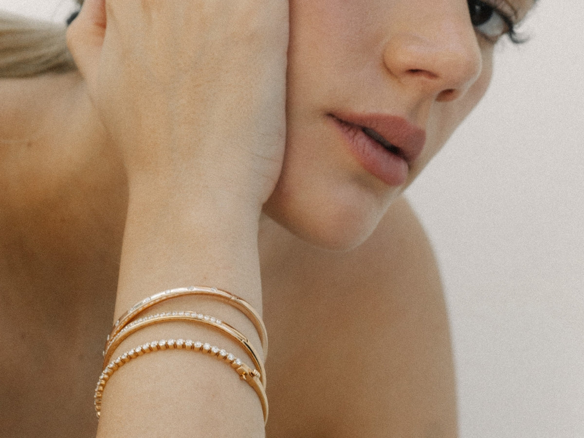 Diamond Band Bangle