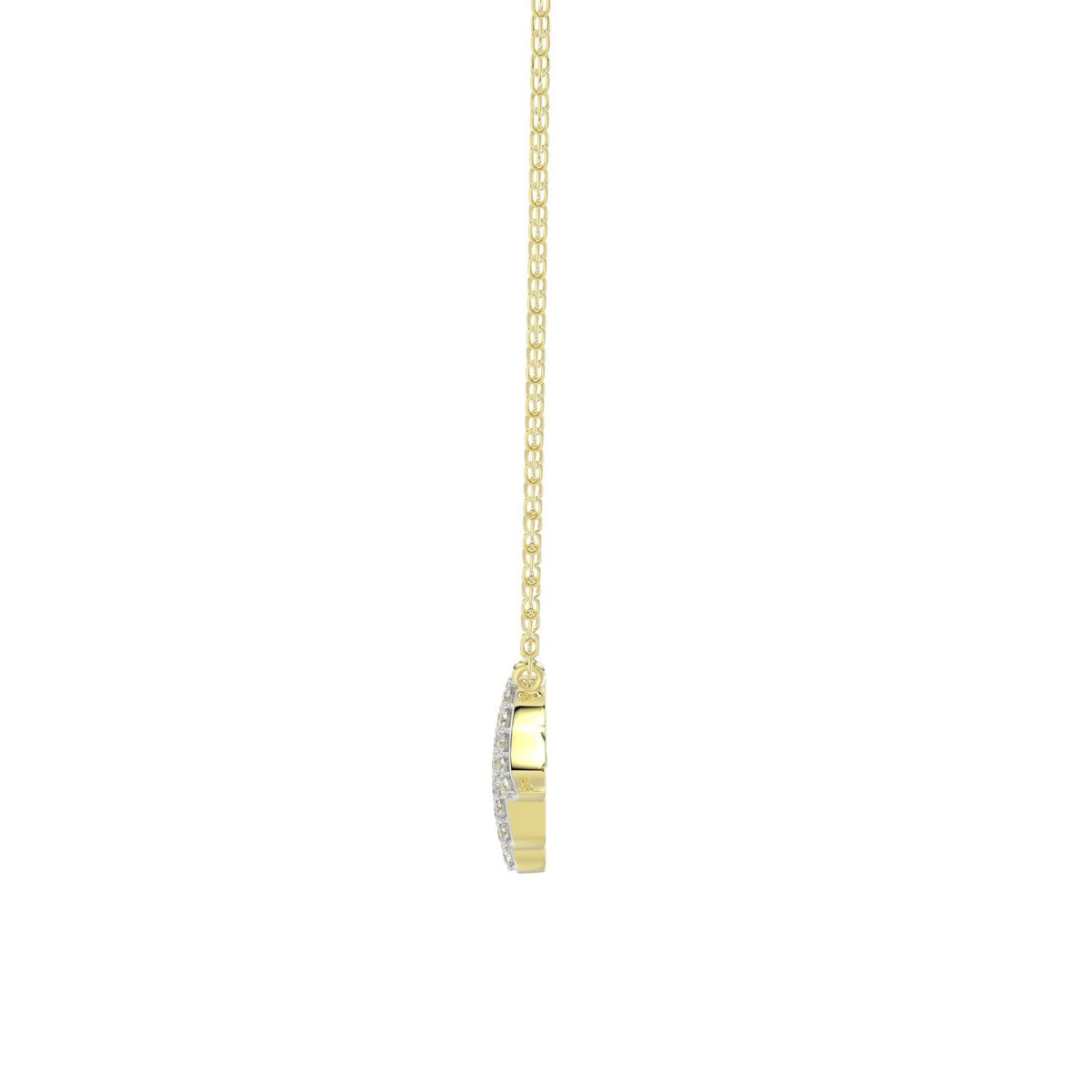 Hamsa Diamond Pendant