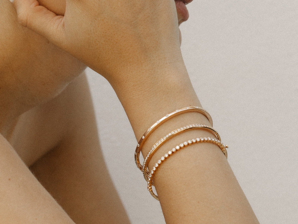 Diamond Band Bangle