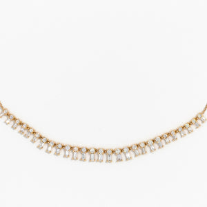 Baguette and Diamond Pendent
