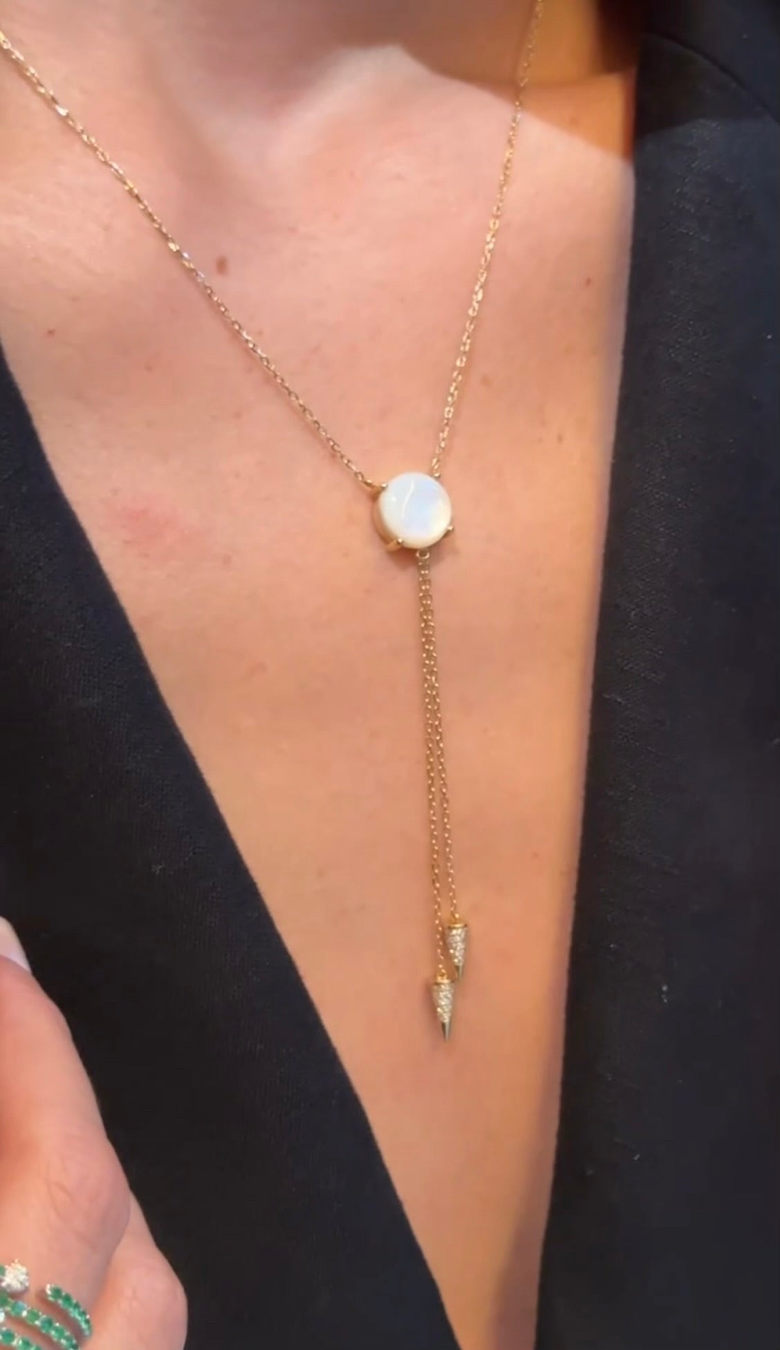 Mother of Pearl Lariat