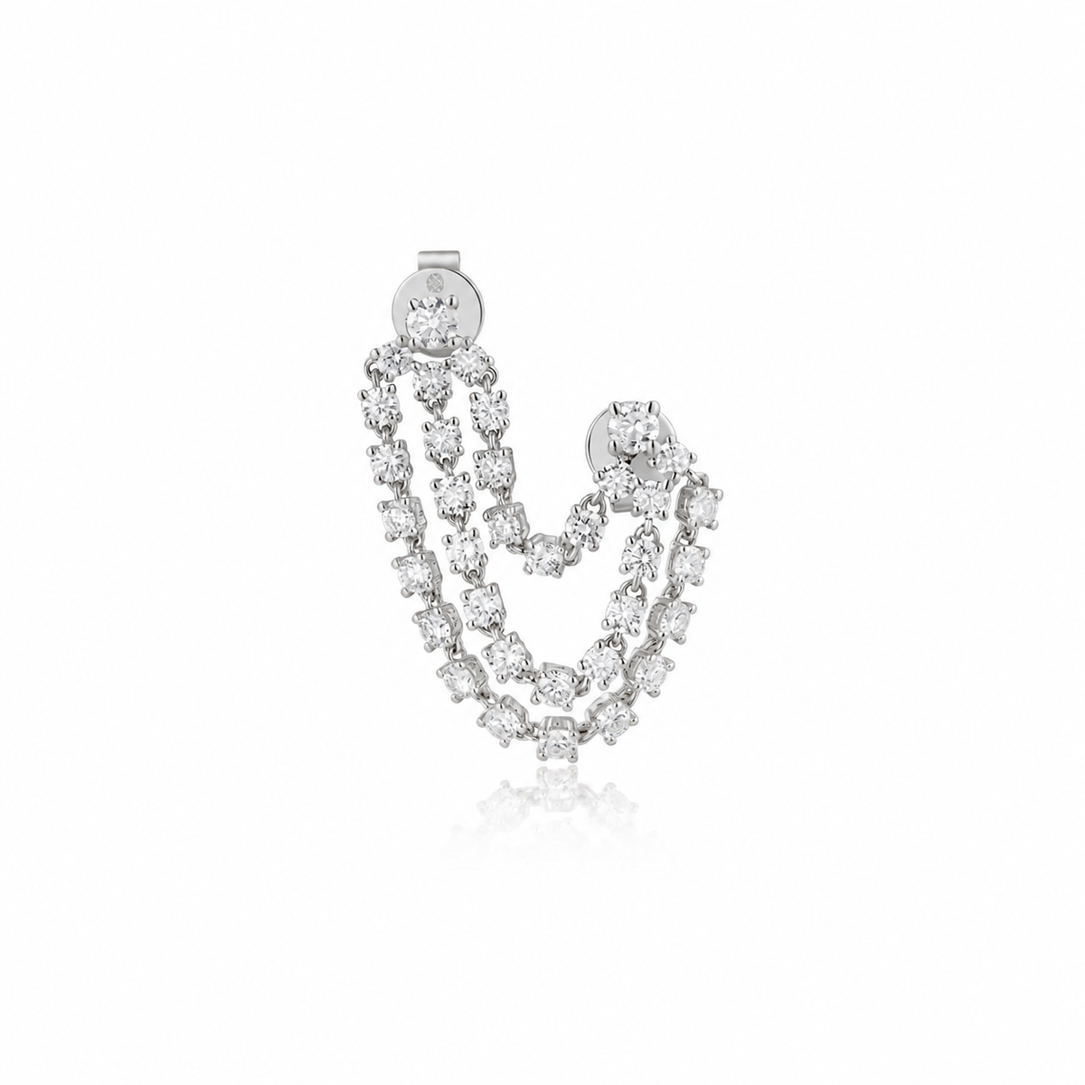 Diamond Drape Earrings