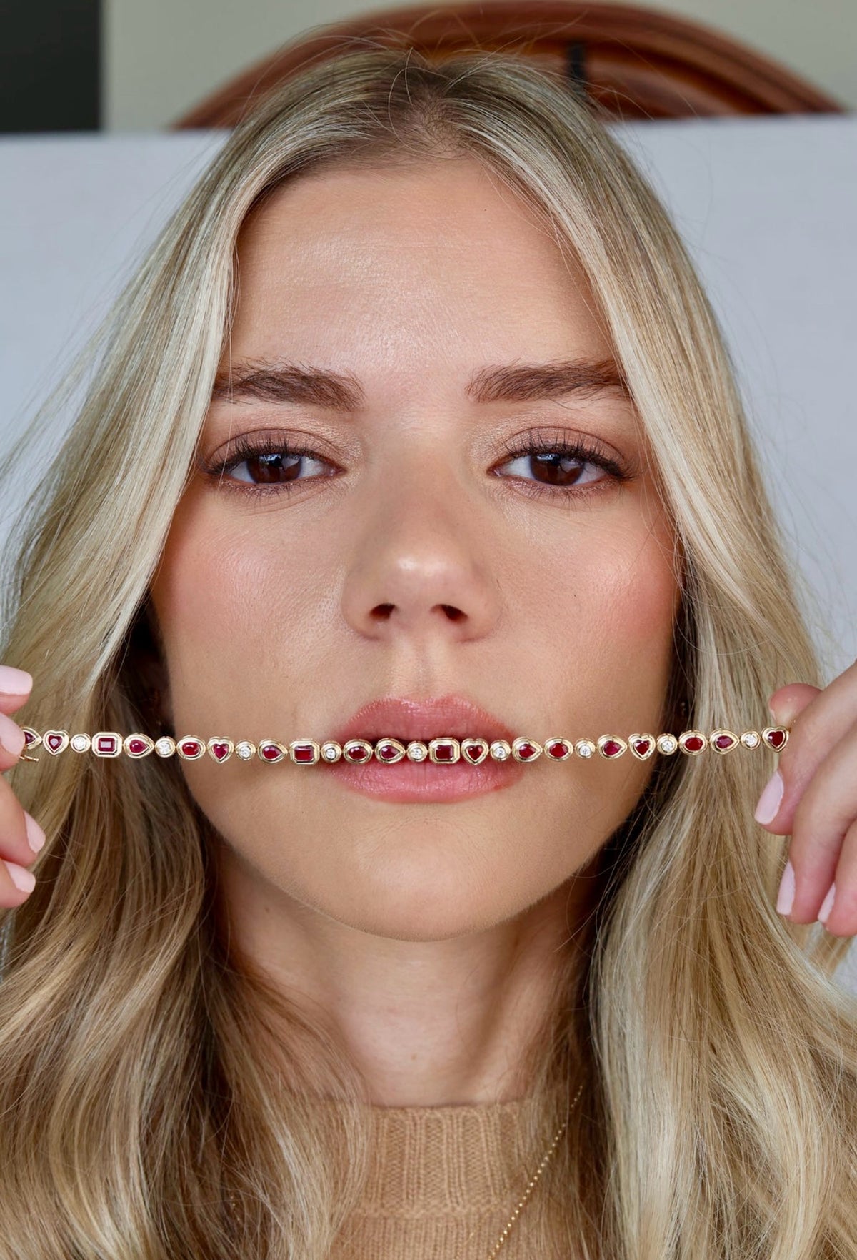 VINTAGE RUBY AND DIAMOND BRACELET