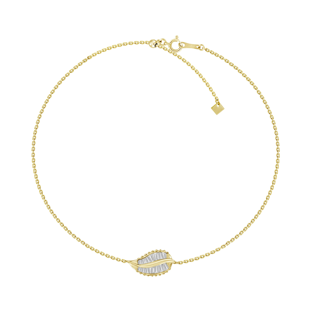 Baguette Leaf Bracelet