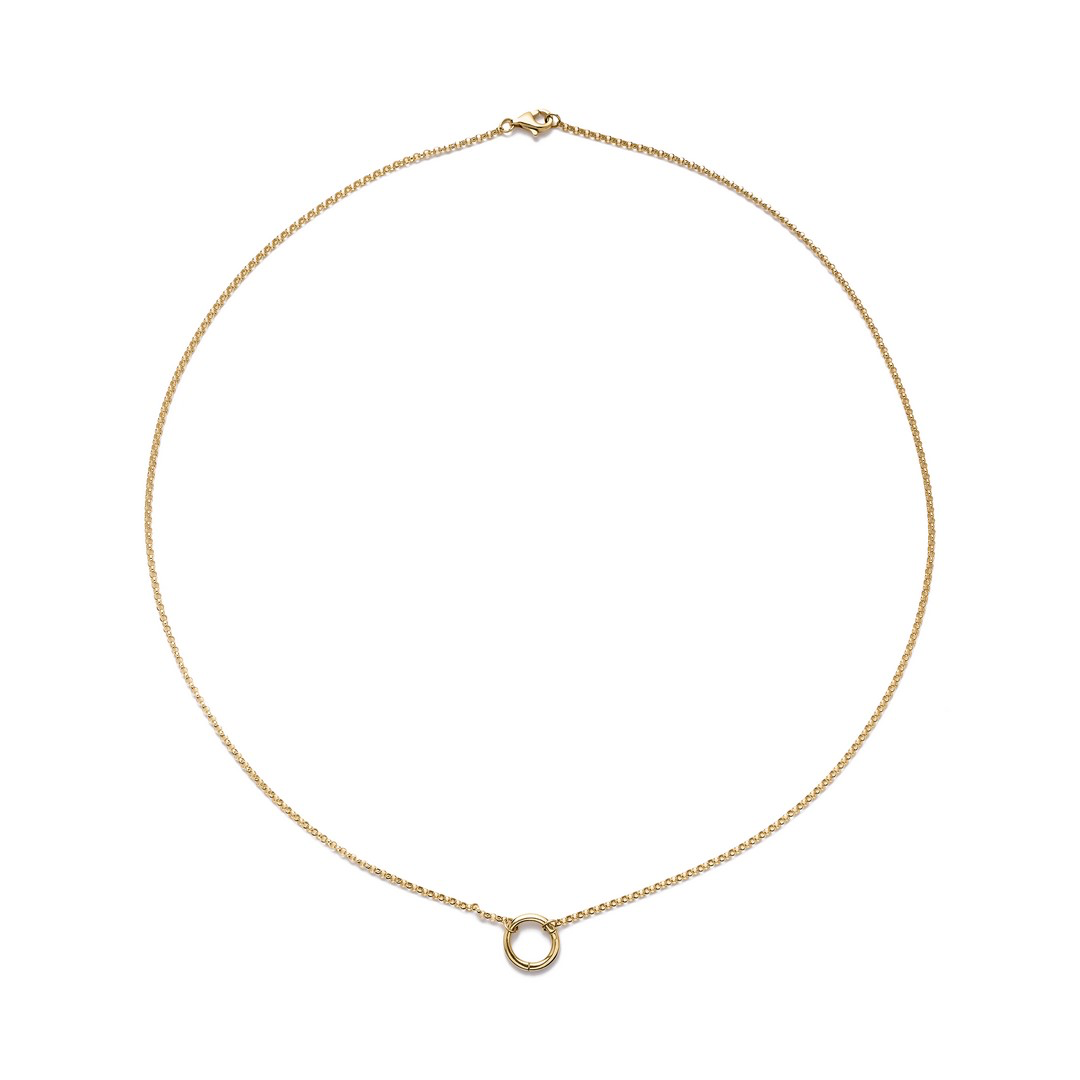Rolo Charm Chain Necklace