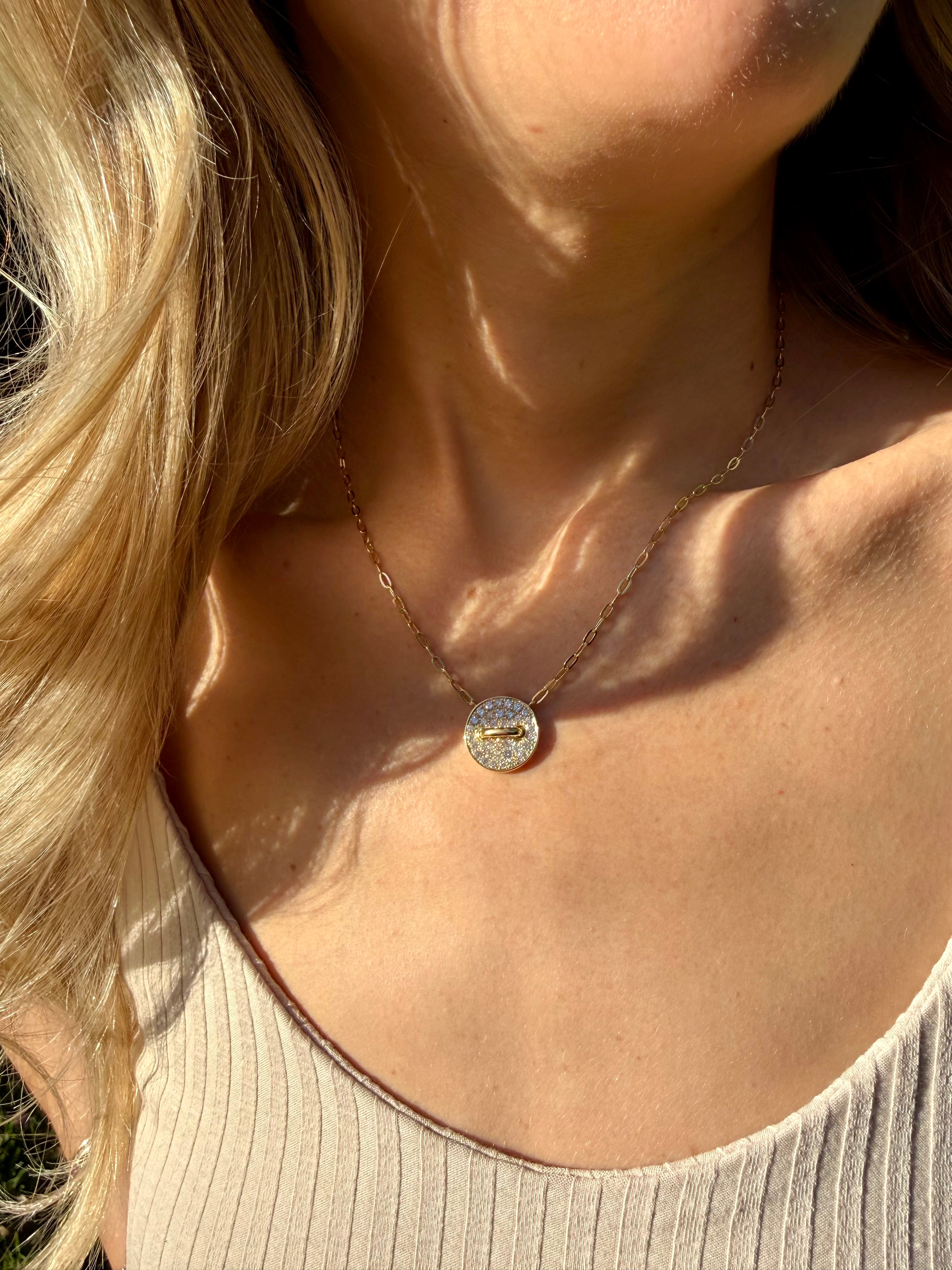 Horizon Diamond Pendant