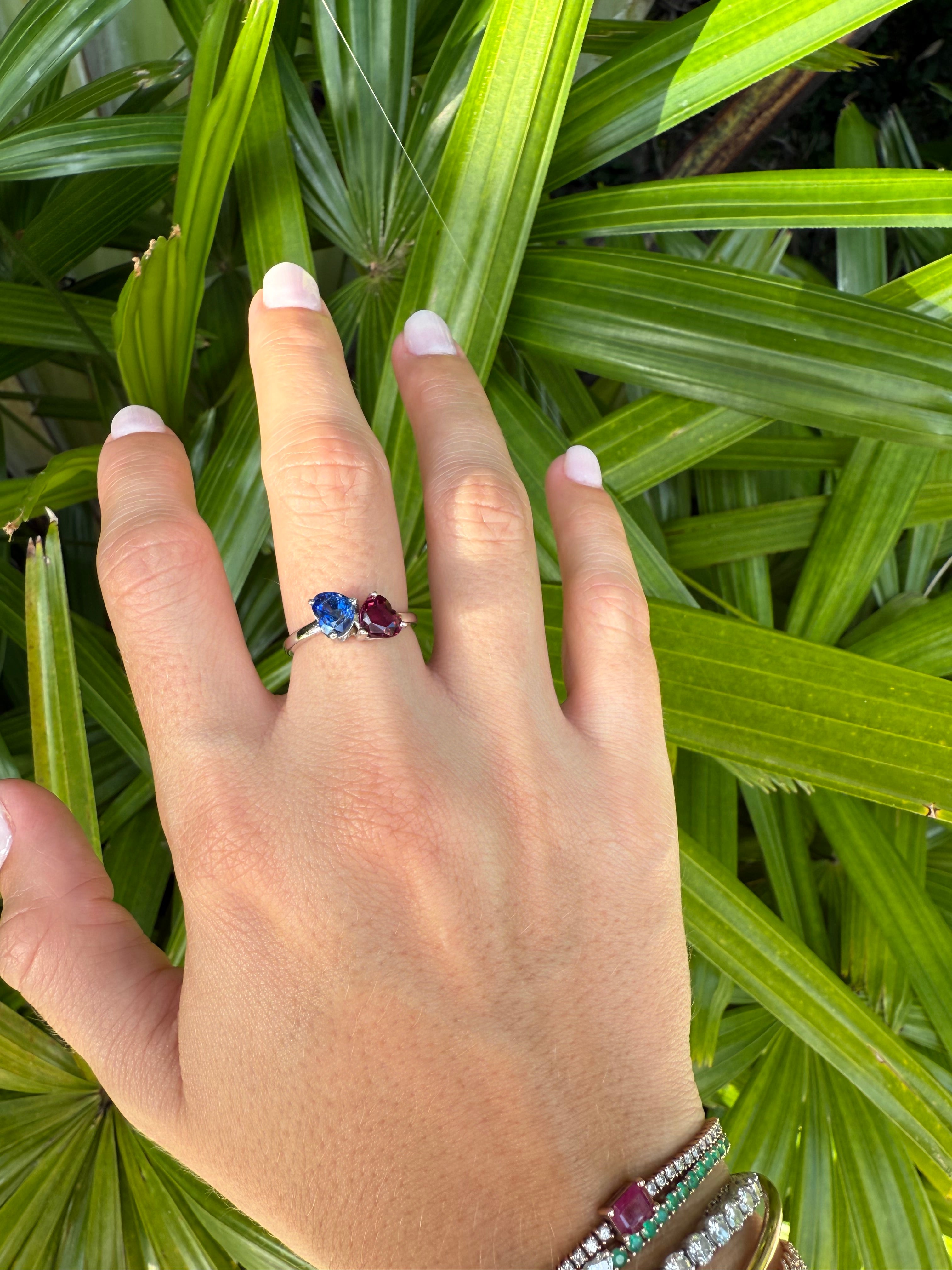 Double Heart Ring