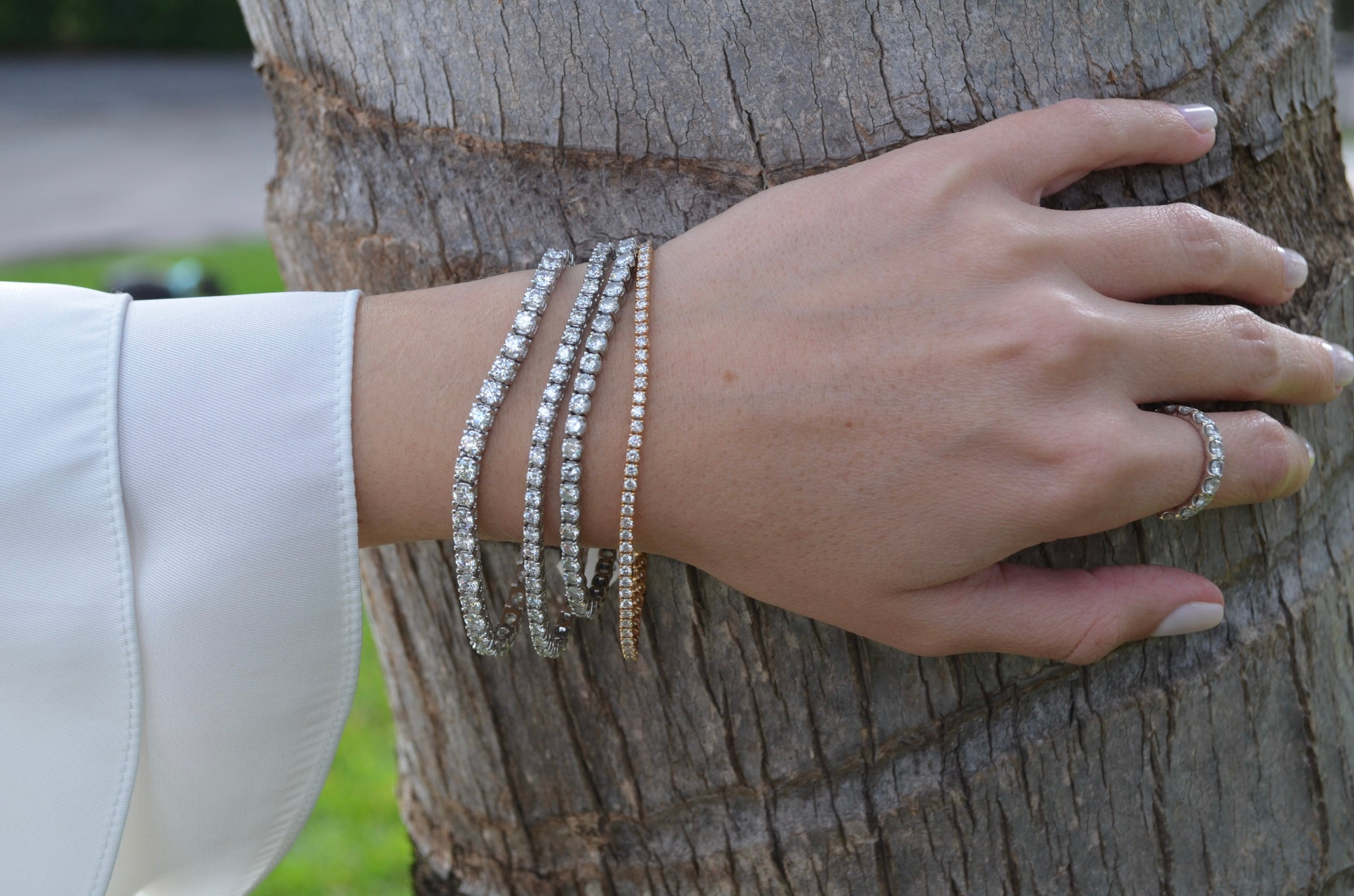 Lab Grown Tennis Bracelet
