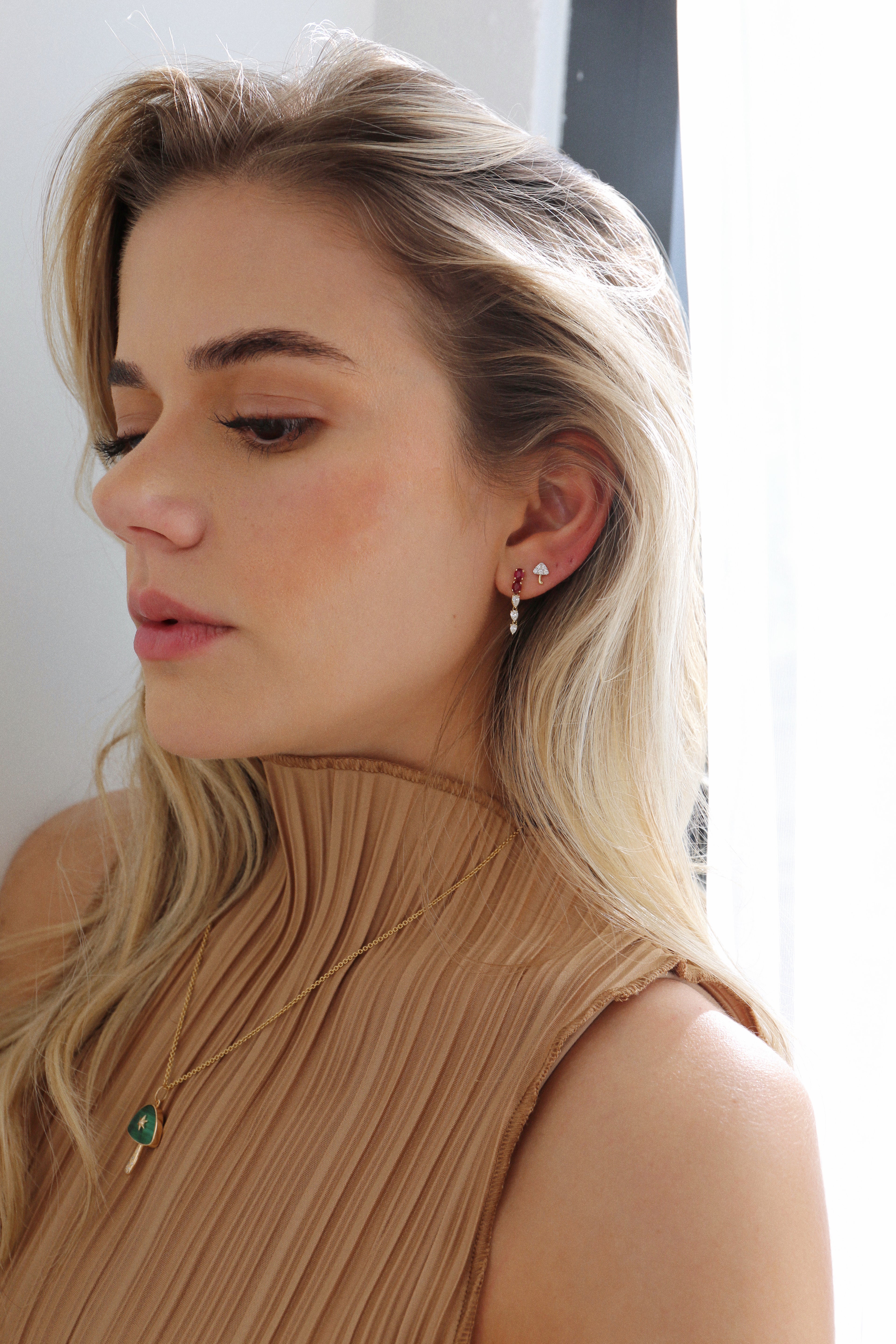 Diamond Cascade Earrings